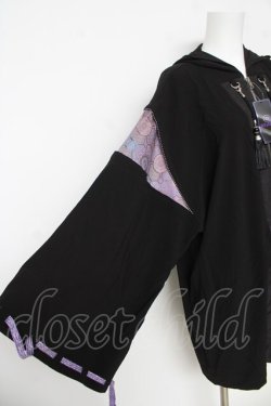 画像3: rezen / 彼岸花羽織パーカー M 瑠璃色 Y-26-03-06-223-LO-TO-SZ-ZY