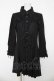 画像1: Ozz oneste / レースフリルシャツワンピース  黒 Y-26-03-06-224-OO-JA-SZ-ZY (1)