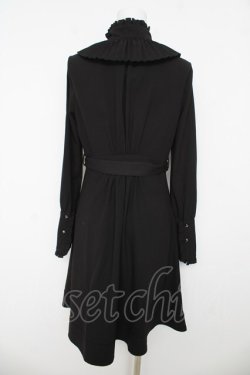 画像2: Rozen Kavalier / プリーツフリルシャツワンピース  黒 Y-26-03-06-226-OO-OP-SZ-ZY