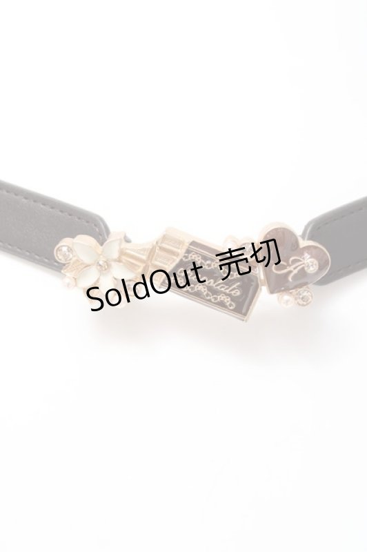 画像1: axes femme / ローズ・オ・ショコラ細ベルト  ブラウン Y-26-03-06-028-AX-ZA-SZ-ZY (1)