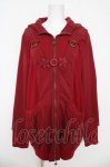 画像1: Ozz oneste / 彼彼岸刀刺繍パーカー  赤 Y-26-03-06-227-OO-TO-SZ-ZY (1)
