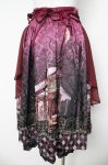 画像2: axes femme kawaii / シルクノクターンスカート M ワイン Y-26-03-06-231-AX-SK-SZ-ZI (2)