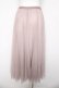 画像2: axes femme / ロングチュールスカート M ベージュ Y-26-03-06-236-AX-SK-SZ-ZY (2)
