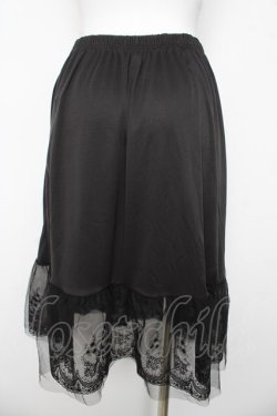 画像2: axes femme / チュールレースペチスカート S 黒 Y-26-03-06-237-AX-SK-SZ-ZY