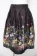 画像1: axes femme / 花プリントジャガードスカート  黒 Y-26-03-06-238-AX-SK-SZ-ZY (1)