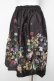 画像2: axes femme / 花プリントジャガードスカート  黒 Y-26-03-06-238-AX-SK-SZ-ZY (2)