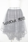 axes femme / チェック柄チュールスカート M 紺 Y-26-03-06-240-AX-SK-SZ-ZY