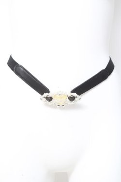 画像2: axes femme / ハートショコラ細ゴムベルト  シルバー Y-26-03-06-029-AX-ZA-SZ-ZY