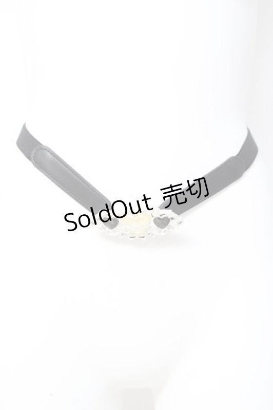 画像2: axes femme / ハートショコラ細ゴムベルト  シルバー Y-26-03-06-029-AX-ZA-SZ-ZY (2)