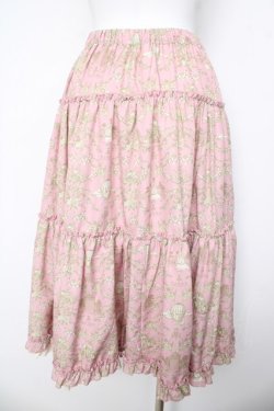 画像2: m petit by misako / NINA'S RVパニエスカート S 中桃 Y-26-03-06-246-LO-SK-SZ-ZY