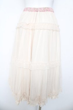 画像4: m petit by misako / NINA'S RVパニエスカート S 中桃 Y-26-03-06-246-LO-SK-SZ-ZY