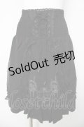 Ozz oneste / 王冠pt天蓋シフォンスカート  黒 Y-26-03-06-253-OO-SK-SZ-ZY