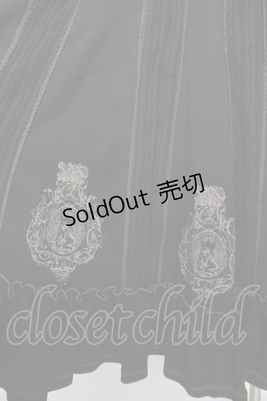 画像3: Ozz oneste / 天使フレームシャーリングロングスカート  黒 Y-26-03-06-254-OO-SK-SZ-ZY (3)