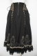 画像2: Ozz oneste / Celebration of Rose ロココスカート  黒/ゴールド Y-26-03-06-258-OO-SK-SZ-ZY (2)