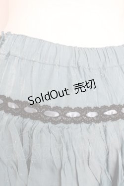 画像3: ALGONQUINS / 変形レイヤードスカート F ブルー/ブラック Y-26-03-06-263-AL-SK-SZ-ZY