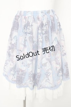 画像1: PUTUMAYO / Lost in the gardenスカート  ブルー Y-26-03-06-264-PT-SK-SZ-ZY