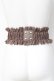 画像2: axes femme / レース編み上げゴムベルト  ブラウン Y-26-03-06-032-AX-ZA-SZ-ZY (2)