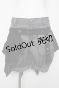 ALGONQUINS / フラップ付きショートパンツ F グレー/ブラック Y-26-03-06-270-AL-PA-SZ-ZY