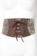 画像1: axes femme / レースコルセットベルト  ブラウン Y-26-03-06-033-AX-ZA-SZ-ZY (1)