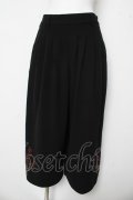 axes femme / リリー刺繍タック入ワイドパンツ F 黒 Y-26-03-06-274-AX-PA-SZ-ZY