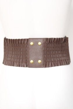 画像2: axes femme / レースコルセットベルト  ブラウン Y-26-03-06-033-AX-ZA-SZ-ZY