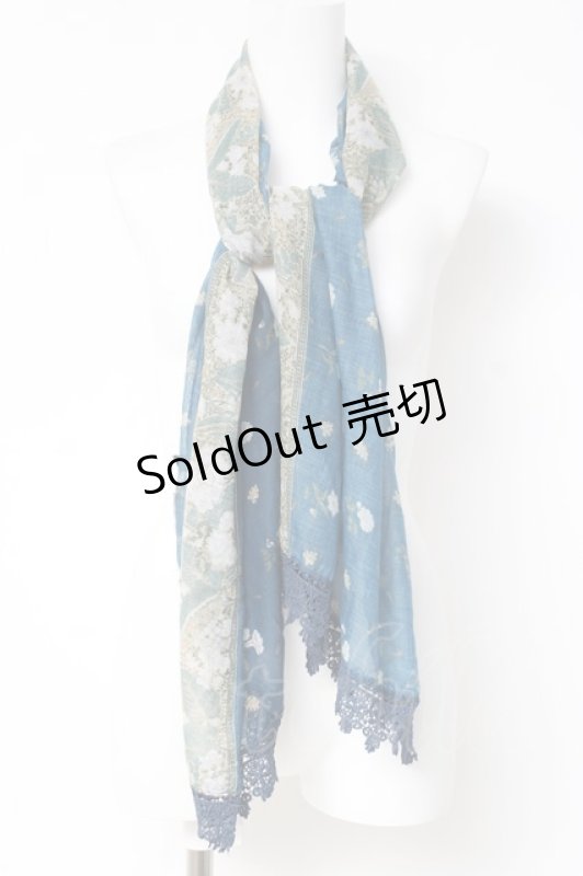 画像1: axes femme / ストール  紺 Y-26-03-06-034-AX-ZA-SZ-ZY (1)