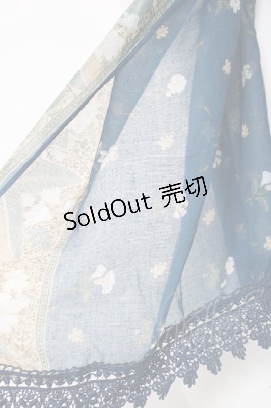 画像2: axes femme / ストール  紺 Y-26-03-06-034-AX-ZA-SZ-ZY (2)