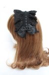 画像2: ATELIER PIERROT / Gothic LatticeS HeadDress(Clip Version)  ブラック Y-26-03-06-039-EL-AC-SZ-ZY (2)