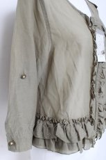 画像3: axes femme / 裾フリルブルゾン M カーキ Y-26-03-09-050-AX-TO-SZ-ZS (3)