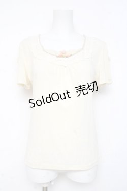 画像1: axes femme / フラワーモチーフインナー M 生成り Y-26-03-09-054-AX-TO-SZ-ZY