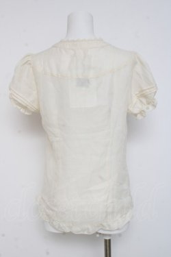 画像2: axes femme / スタンドカラードットブラウス M 生成り Y-26-03-09-058-AX-BL-SZ-ZY