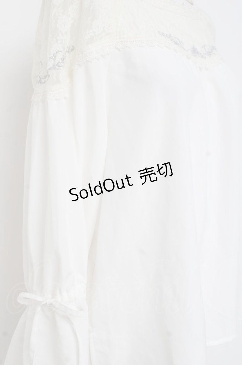 画像3: axes femme POETIQUE / ファンタジータイムブラウス M 白 Y-26-03-09-061-AX-BL-SZ-ZS (3)