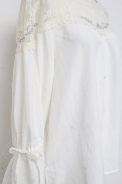 画像3: axes femme POETIQUE / ファンタジータイムブラウス M 白 Y-26-03-09-061-AX-BL-SZ-ZY