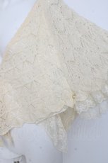 画像2: axes femme / レース重ねケープトッパーカーディガン M 生成り Y-26-03-09-062-AX-TO-SZ-ZI (2)