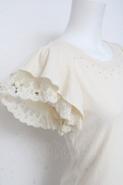 画像3: axes femme / 袖プチバラ使いトップス M 生成り Y-26-03-09-065-AX-TO-SZ-ZY