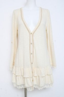 画像1: axes femme / ＵＶカット加工ロングカーデ M 生成り Y-26-03-09-066-AX-TO-SZ-ZY