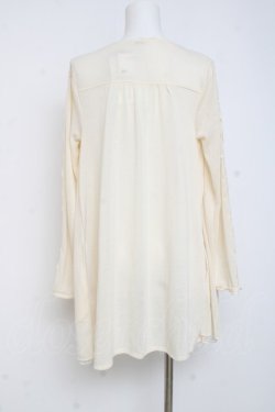 画像3: axes femme / ジレ重ね着風ロングカーディガン M 生成り Y-26-03-09-067-AX-TO-SZ-ZY