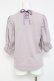 画像2: axes femme POETIQUE / おかしなお茶会パフ袖Tシャツ M ラベンダー Y-26-03-09-084-AX-TO-SZ-ZY (2)