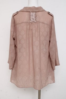 画像3: axes femme / 総柄シャツカーデ  ピンク Y-26-03-09-086-AX-TO-SZ-ZY