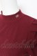 画像3: evelyn / ロゴチャームギャザートップス  ボルドー Y-26-03-09-091-LO-TO-SZ-ZY (3)
