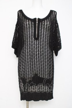 画像1: axes femme / 前後２ＷＡＹジップニット F 黒 Y-26-03-09-094-AX-TO-SZ-ZY