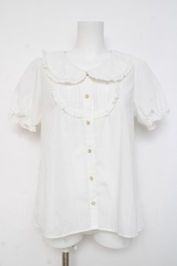 画像1: Amavel / ヨーク切替ブラウス F 白 Y-26-03-09-096-CA-BL-SZ-ZY