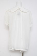 画像2: Amavel / ダブルカラーブラウス F 白 Y-26-03-09-098-CA-BL-SZ-ZY (2)