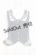 axes femme / フラワーレースベスト  ブルー Y-26-03-09-011-AX-TO-SZ-ZI