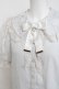 画像3: Secret Honey / レース袖フリル半袖ブラウス 2 サックス Y-26-03-09-102-CA-BL-SZ-ZY (3)