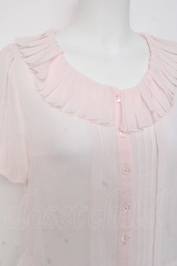 画像3: Leur Getter / プリーツ襟ブラウス  ピンク Y-26-03-09-104-LU-BL-SZ-ZY