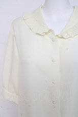 画像3: an another angelus / プリーツフリル衿ブラウス F オフホワイト Y-26-03-09-106-CA-BL-SZ-ZY (3)