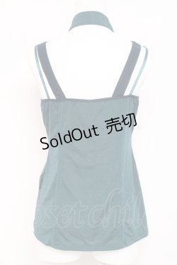 画像3: Ozz Croce / ホルターネックpt入りキャミ  グリーン Y-26-03-09-117-OO-TO-SZ-ZY