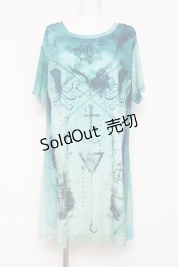 画像1: Ozz Croce / IKASAN チュニック シャツ  グリーン Y-26-03-09-120-OO-TO-SZ-ZY