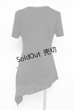 画像3: Qutie Frash / 龍pt3連ベルトアシメトップス  黒×紫 Y-26-03-09-121-QU-TO-SZ-ZY